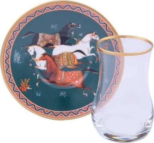 Asmara  Turkuaz Çay Takımı