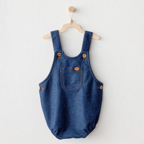 Ac25931 Romper Casual Bebek Tulum İndigo
