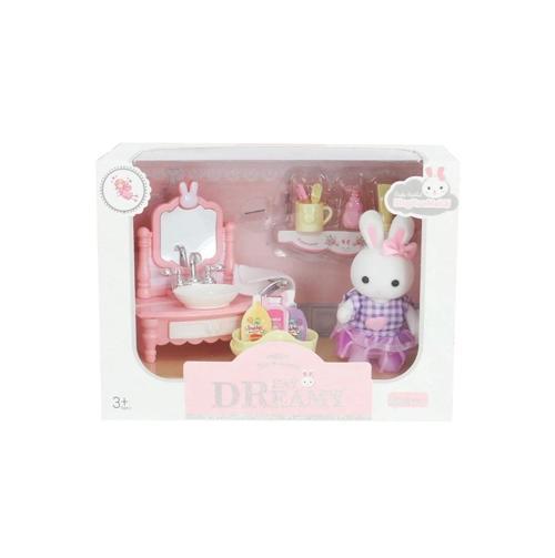 Mini Tavşan Aksesuarlı Bebek Odası Seti