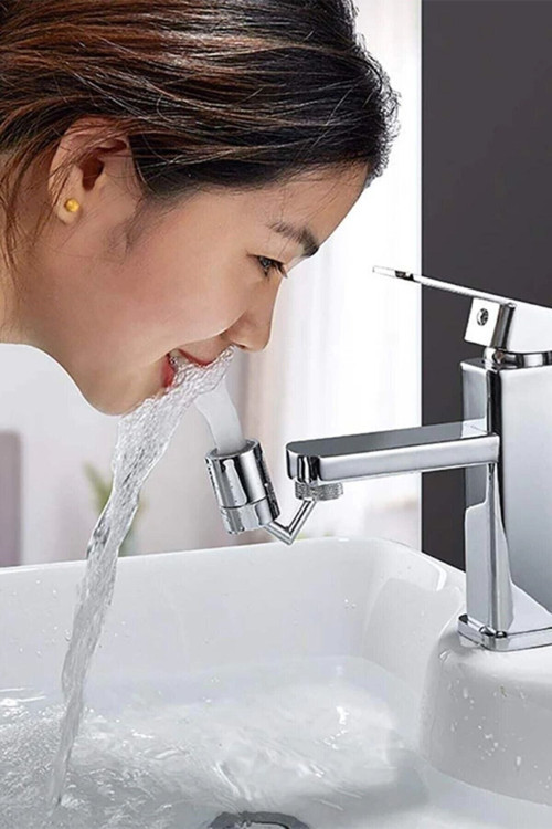 Dönebilen Su Tasarruflu Musluk Ucu Başlık Tüm Musluk Tipleri Uyumlu Montaj Aparatlı Musluk Başlığı