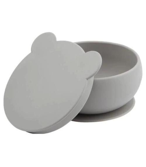 Silikon Kapaklı Kase Powder Grey