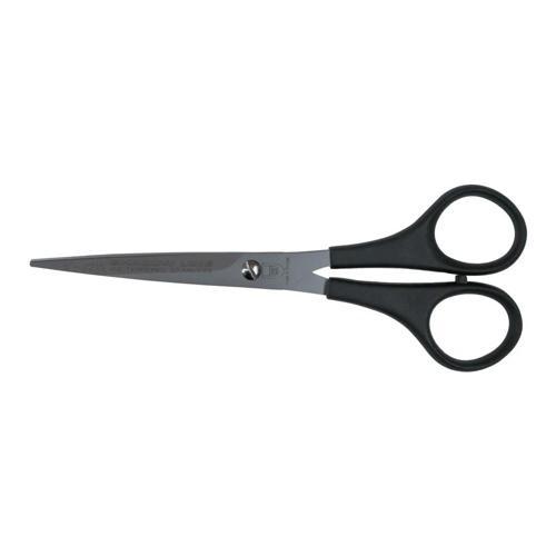 2215 M-528 Plastik Saplı Düz Makas No: 6 İnç / 15,24 Cm - Paslanmaz Çelik
