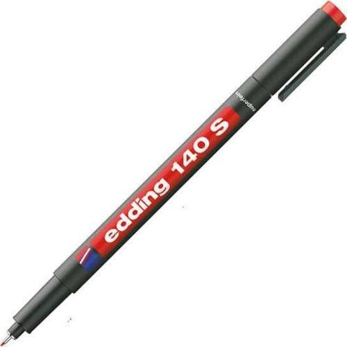 140S Asetat Kalemi Permanent S Seri 0.3 Mm Kırmızı (10 Lu Kutu)