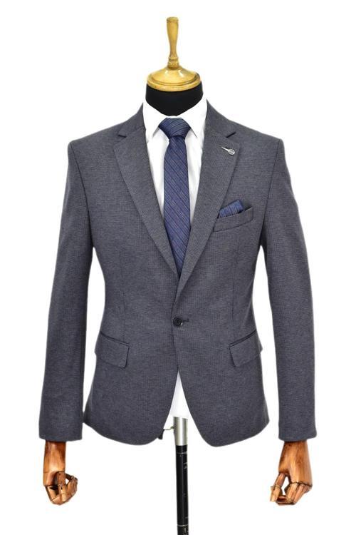 Erkek Tek Spor Ceket Çift Yırtmaçlı BGL-ST04566