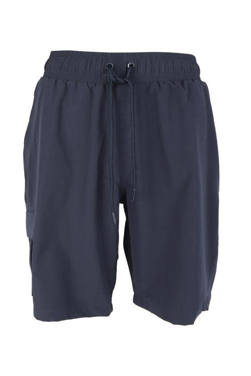 Erkek Deniz Şortu 3 Adet Cepli Pamuklu Su Yitici Astarlı Lacivert BS-225