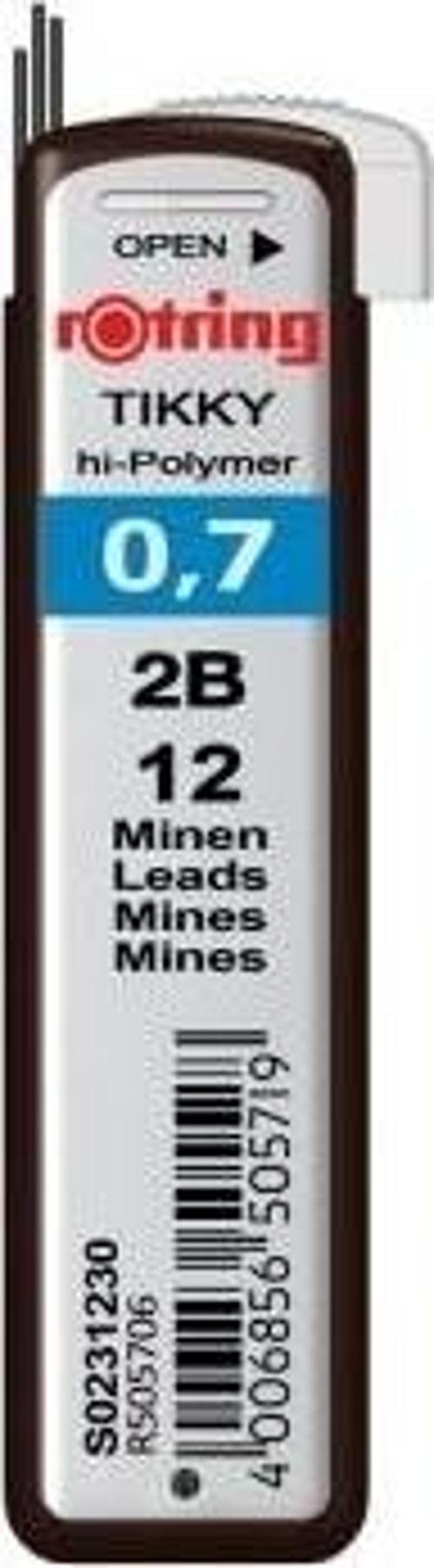 S0231230 Min Hi-Polymer 2B 0.7 Mm Versatil Kalem Ucu (10 Tüp)