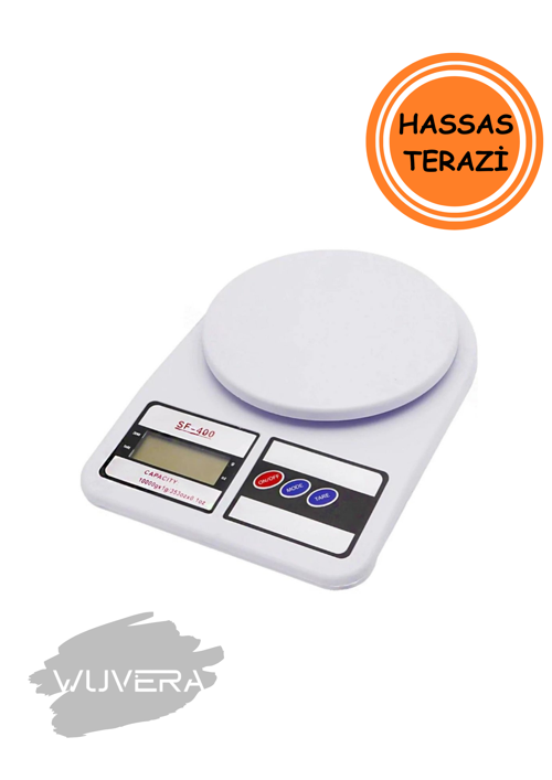 Mini Dijital Terazi – 10 Kg Kapasiteli, 1 Gram Hassasiyetli Mutfak Yardımcısı