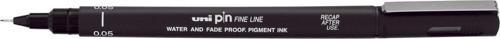 Pin0.05-200 Teknik Çizim Kalemi Akrilik Uçlu Fine Line Pin 0.05 Mm Siyah (12 Li Kutu)