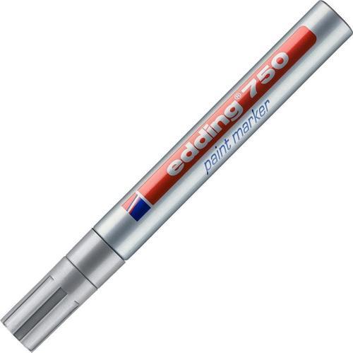 750 Markör Dekor Boya Kalemi 2-4 Mm Gümüş Yuvarlak Uçlu (10 Lu Paket)