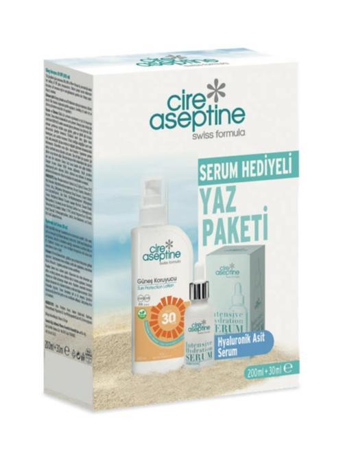 Güneş Koruyucu 30 SPF 200 ml + Hyaluronik Asit Serum 30 ml Kutu