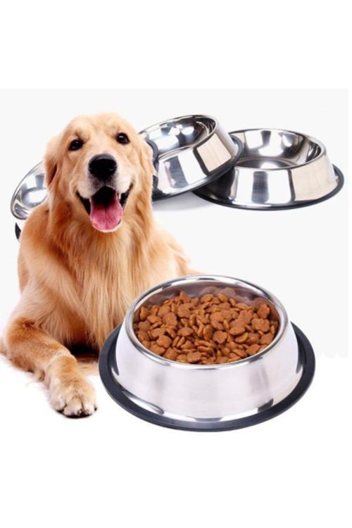 Kedi Köpek Çelik Mama Kabı 21 Cm