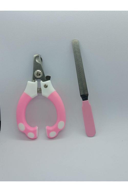 Kedi Köpek Tırnak Makas Törpü Seti (Pembe)