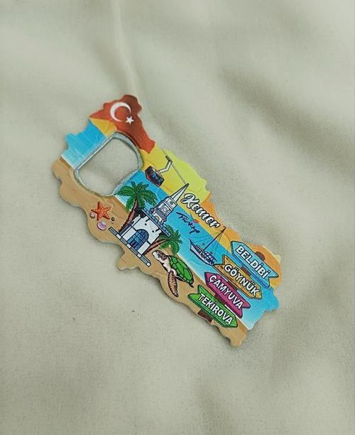 Magnet Açacak Gazoz Şişe Açacağı Mıknatıslı Buzdolabı Süsü Turizm Antalya Görselli 