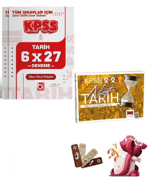 2026 EKPSS Harita Tablo ve Grafiklerle Net Tarih ve Deneme Seti Yargı ve Bigelio Yayıncılık
