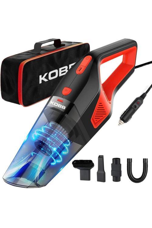 Kbv12 12Volt/120Watt Araç Süpürgesi 5 Parça Aksesuar Seti Taşıma Çantası