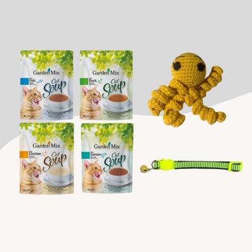 Kediler İçin 3Lü Set Sarı