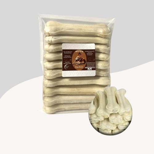 Köpekler İçin Beyaz Press Çiğneme Kemiği 15Cm 30 Adet