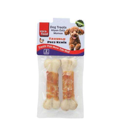 Tavuklu Press Kemik Köpek Ödülü 12,5Cm 2Li