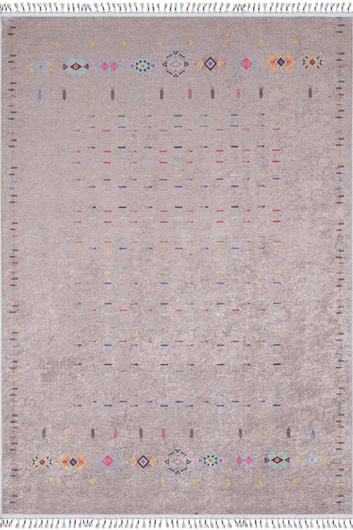 Mlawa Kahverengi Modern Dijital Baskı Halı-Haln-HLN5102-80 x 500