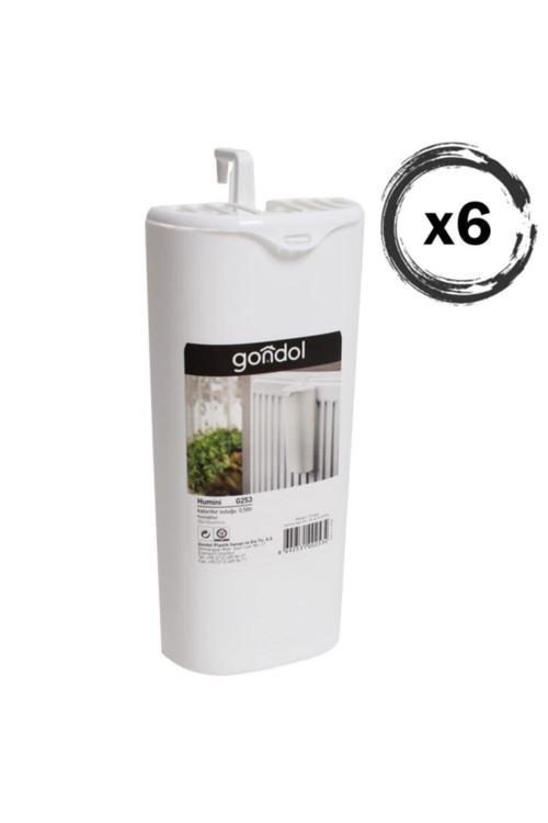 6 Adet Kapaklı Plastik Kalorifer Petek Suluğu