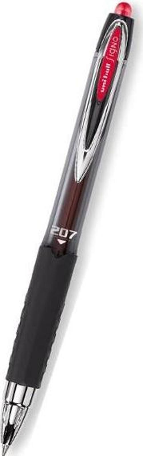 Umn-207 Roller Kalem Signo 207 Micro Jel Mekanik 0.5 Mm Kırmızı (12 Li Kutu)