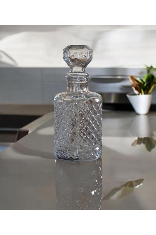 Turin Art Karaf, Cam Karaf, Viski Şarap Şişesi, Lüks Karaf Sürahi Özel Üretim