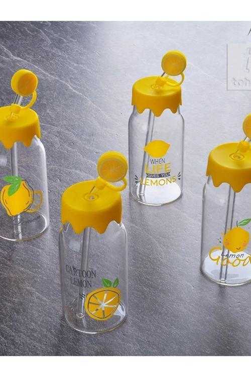 Limon Cam Pipetli Karaf