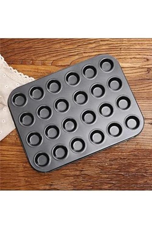 Xesha Muffin Kalıbı 24 Bölmeli Tartolet Kalıbı 24Lü Kek Kalıbı Çok Amaçlı Kalıp