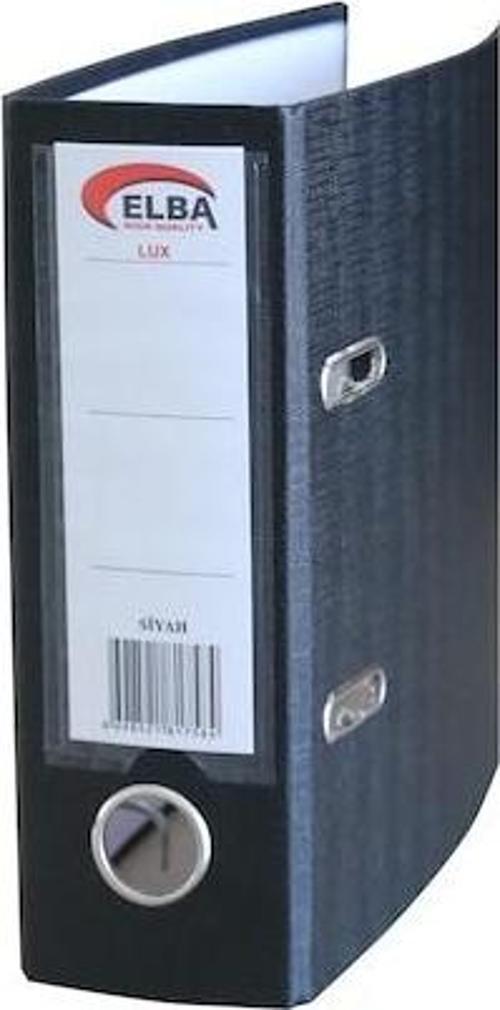 66863 Telgraf Klasör Plastik Lüx Geniş Siyah (10 Lu Koli)
