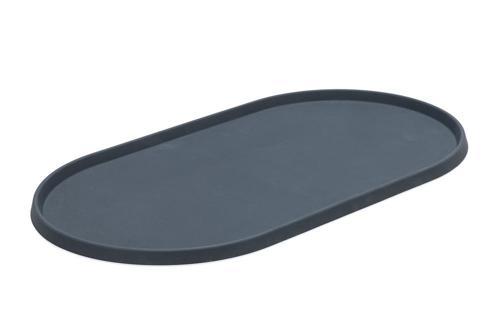 DBL Mama Su Kabı Servisi, Silikon, Kaymaz, Antrasit, 45x25x1,5cm
