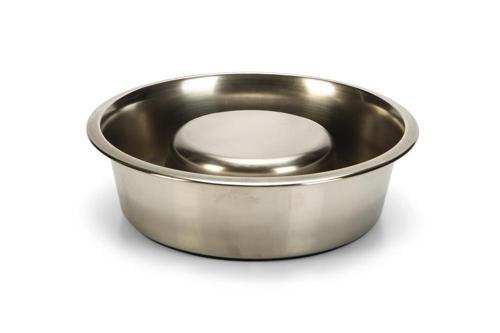 Köpek Yavaş Besleme Mama Kabı, Paslanmaz Çelik, 25cm