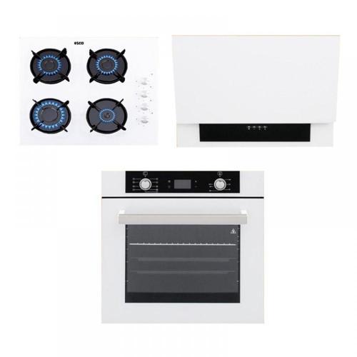 Ankastre Set Airfylı Beyaz BAF-70W BAO-40 111 DA-55W