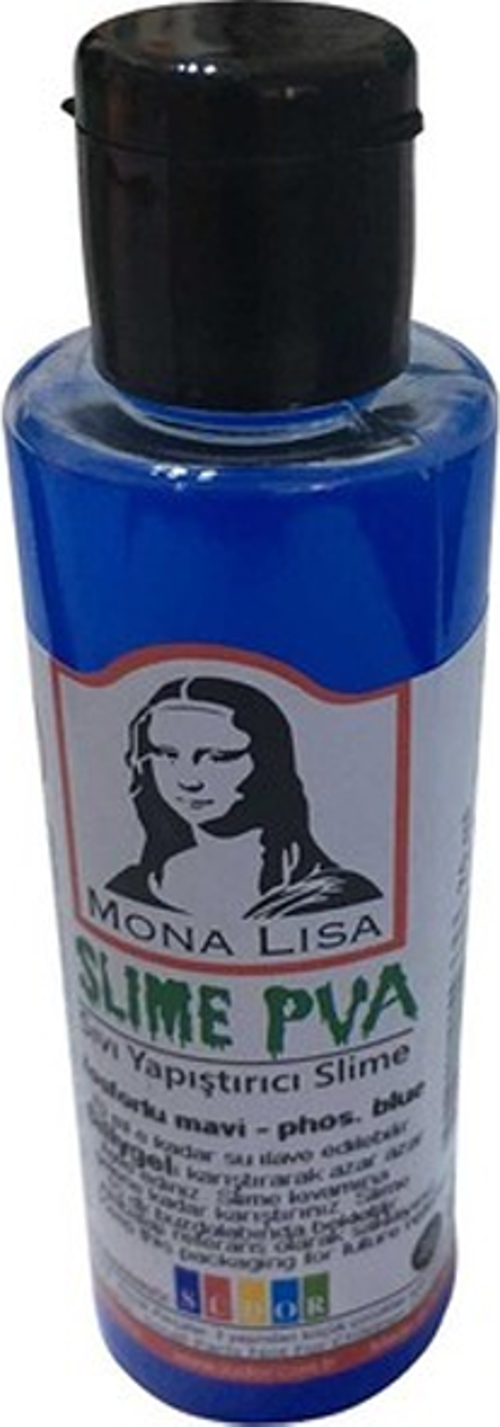 Monalisa Sl01-13 Sıvı Yapıştırıcı Slime 70 Ml Fosforlu Mavi (12 Li Paket)