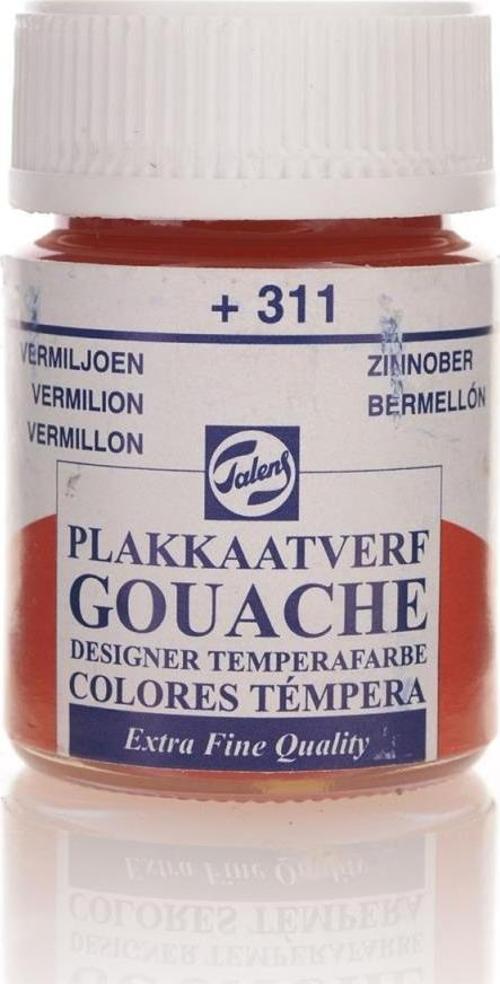 311 Guaj Boya 16 Ml Vermilion Parlak Kırmızı (10 Lu Paket)