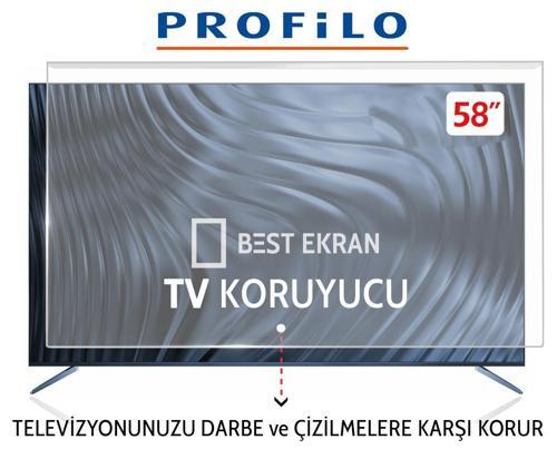 Profilo 58" inç 147 Ekran Kırılmaz Tv KORUYUCU