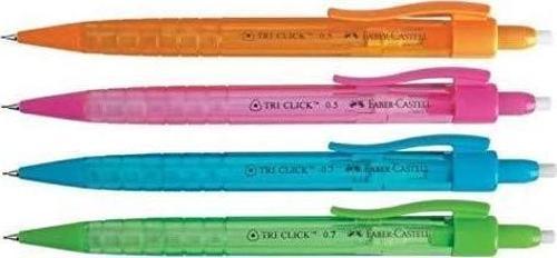 Faber-Castell Versatil Kalem Tri Click 0.7 Mm Karışık Renk 1363 10 (10 Lu Kutu)
