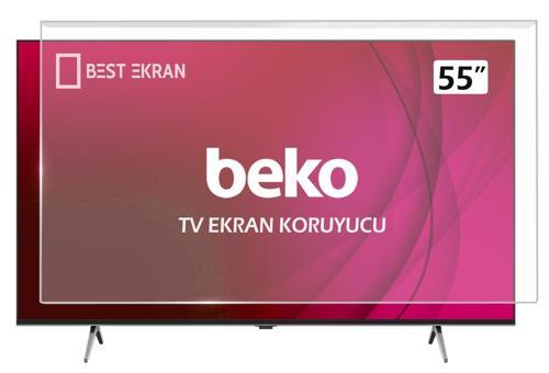 Beko B55HU 500B2-A-BI TV EKRAN KORUYUCU - Beko 55" inç Kırılmaz Ekran Koruyucu