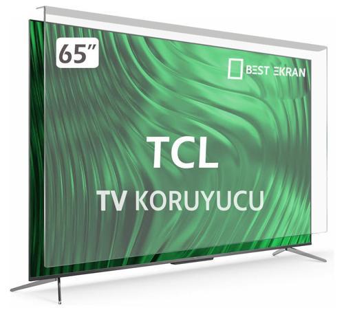 Tcl 65" inç 165 Ekran QLED 4K UHD ULTRA HD GOOGLE SMART ANDROID LED Koruyucu