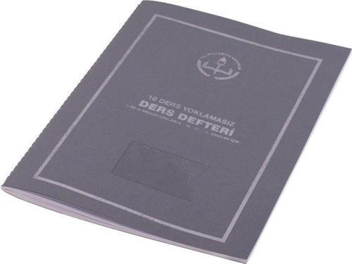 419 Ders Defteri Yoklamasız 10 Ders Plastik Kapak 6-7-8-H-1-2-3 Sınıf
