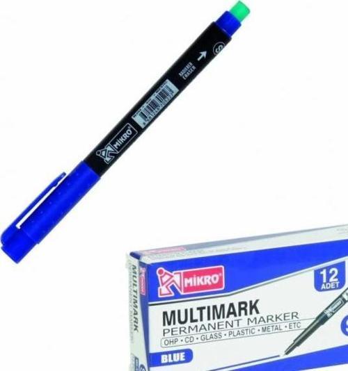 Mk-419 Cd Kalemi Permanent S Seri Mavi (12 Li Kutu)