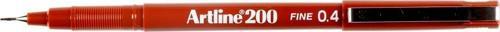 Ek-200 Fineliner İnce Uçlu Keçeli Kalem 0.4 Mm Kırmızı (12 Li Kutu)