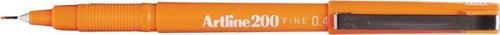 Ek-200 Fineliner İnce Uçlu Keçeli Kalem 0.4 Mm Turuncu (12 Li Kutu)