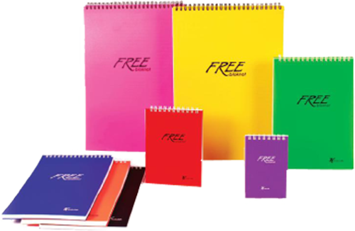 A6 Bloknot Spiralli Free Office Çizgili 80 Yaprak 145211-99 (36 Lı Paket)