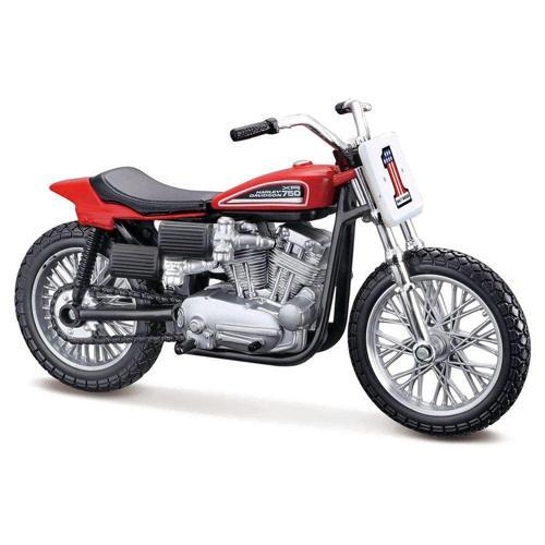 Harley-Davidson 1972 XR750 Racing Bike Motosiklet 1:18