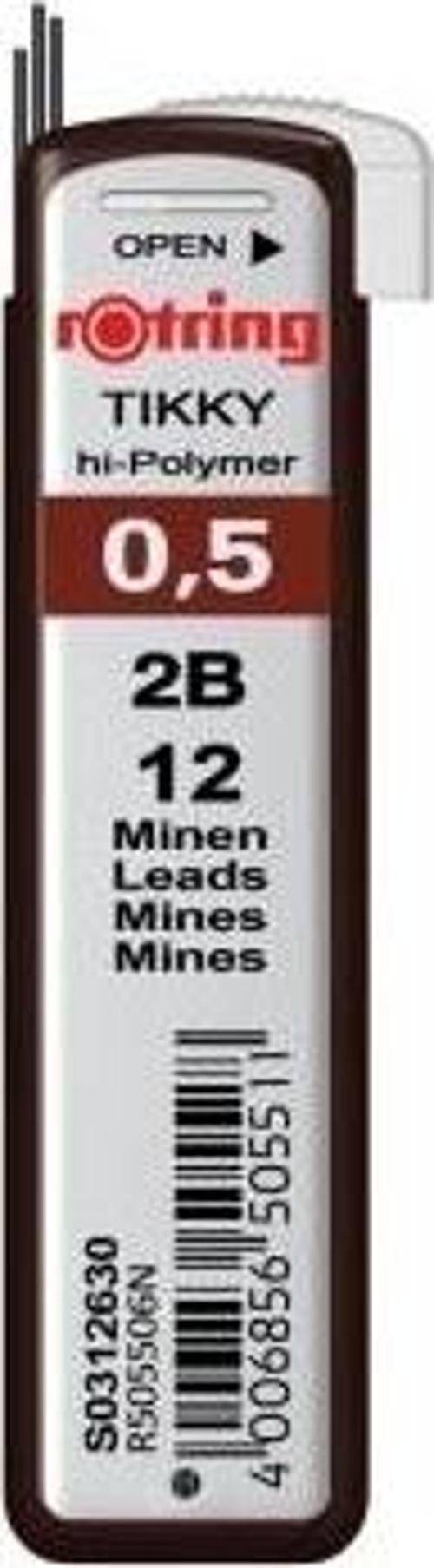 Min Versatil Kalem Ucu Hi-Polymer 2B 0.5 Mm S0312630 (10 Tüp)