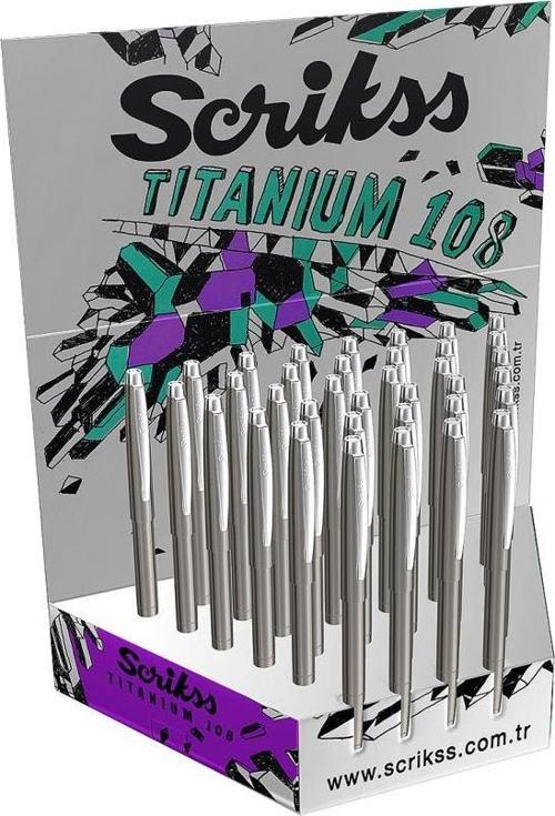 108 Tükenmez Kalem Titanyum T00Sbaa108T36A (36 Lı Kutu)