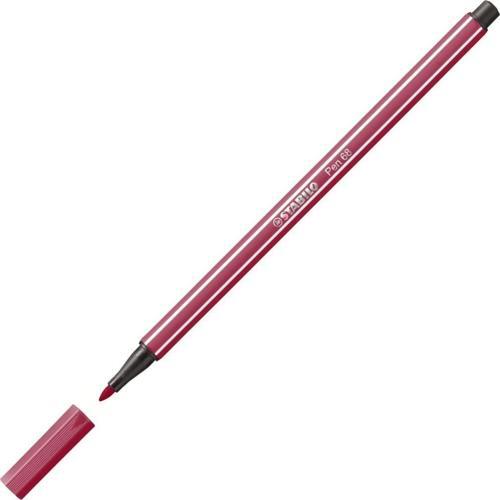 68/19 Keçe Uçlu Boya Kalemi 1 Mm Vişne Çürüğü (10 Lu Kutu)