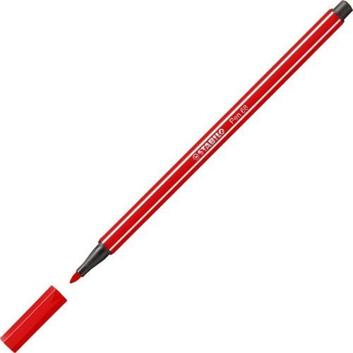 68/48 Keçe Uçlu Boya Kalemi 1 Mm Kızıl (10 Lu Kutu)