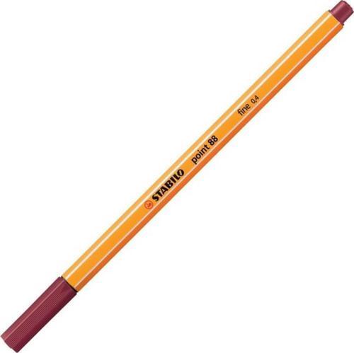 88/19 İnce Uçlu Keçeli Kalem 88 Point 0.4 Mm Vişne Çürüğü (10 Lu Kutu)