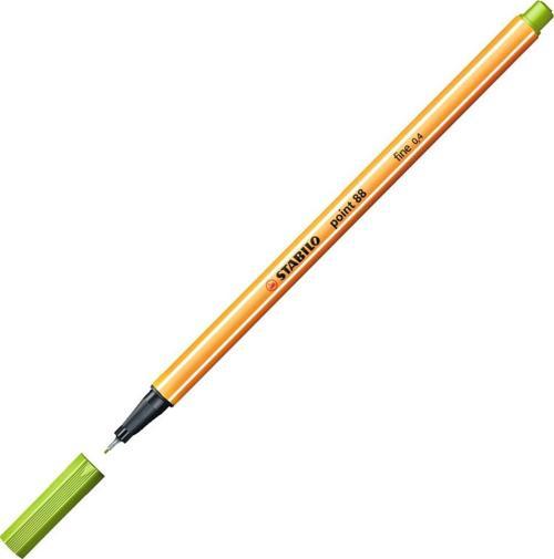 88/33 İnce Uçlu Keçeli Kalem 88 Point 0.4 Mm Elma Yeşil (10 Lu Kutu)
